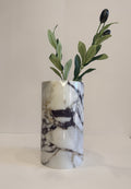 Viola Flower Vase — handmade natural marble & stone décor by Moonlit Marble