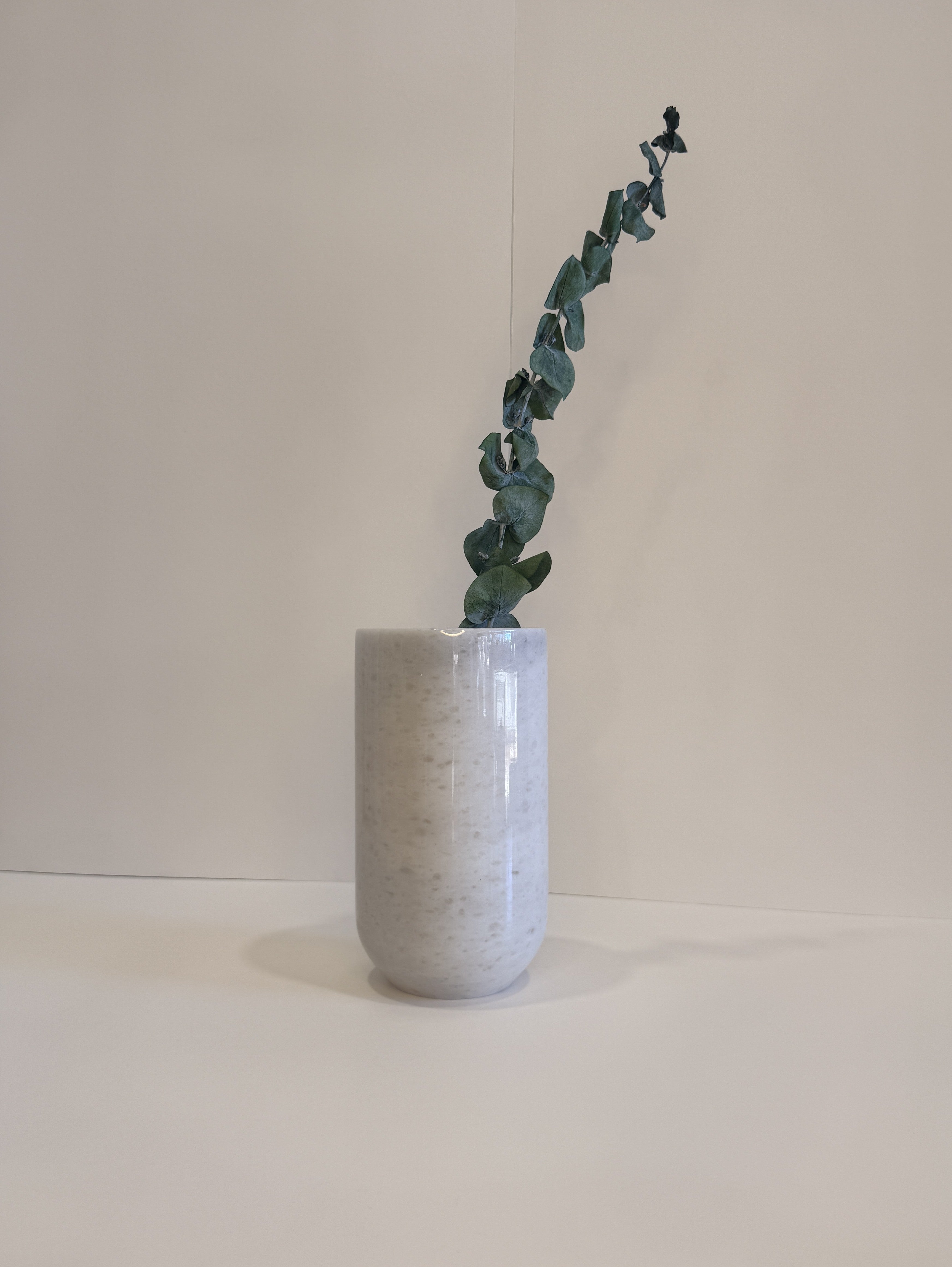 Handmade Marble Bud Vase — detail view 5