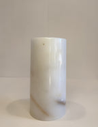 White Marble Flower Vase — detail view 12