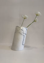 Handmade Marble Flower Vase — detail view 6
