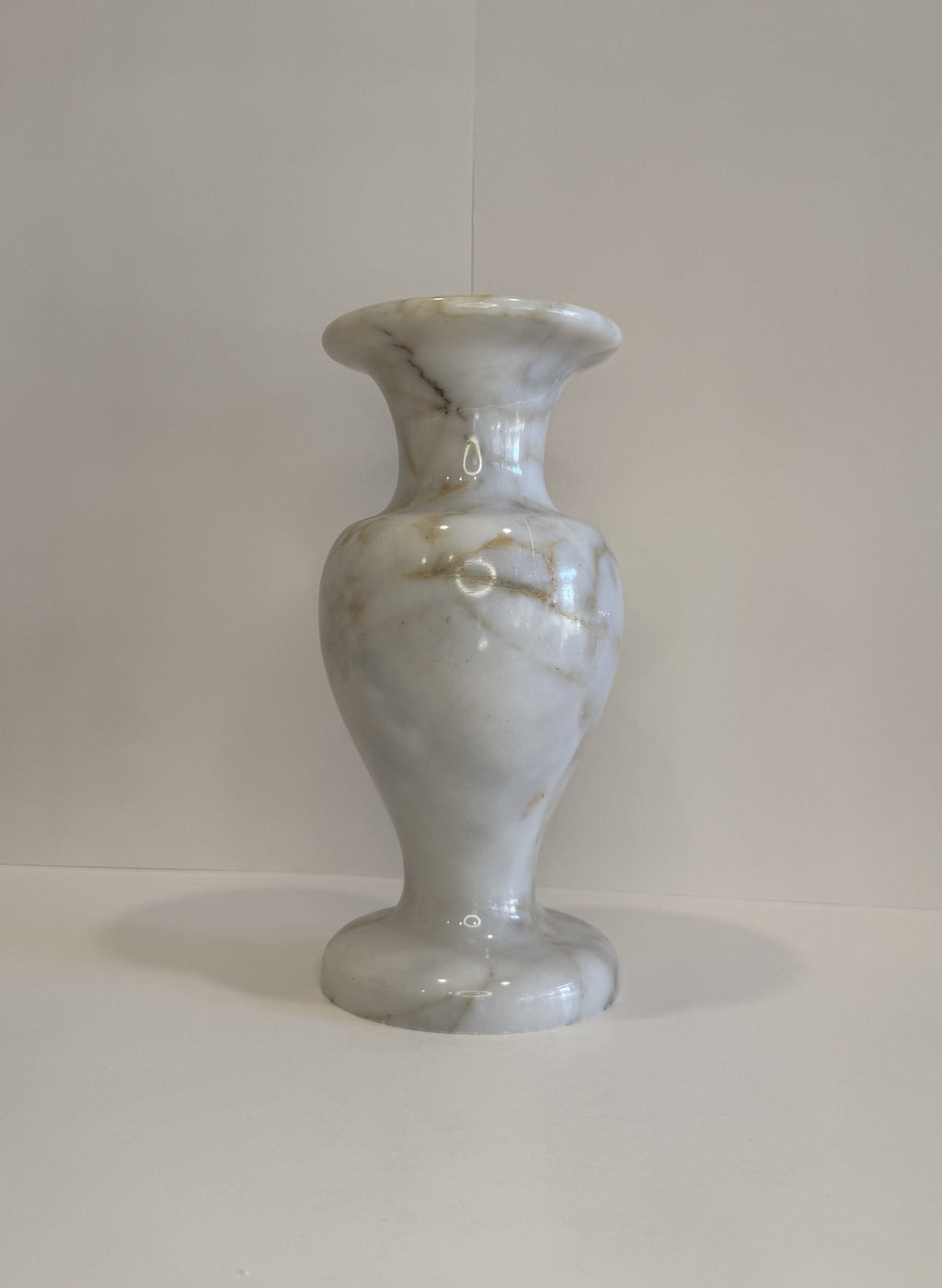 Handmade Marble Pillar Vase — detail view 13