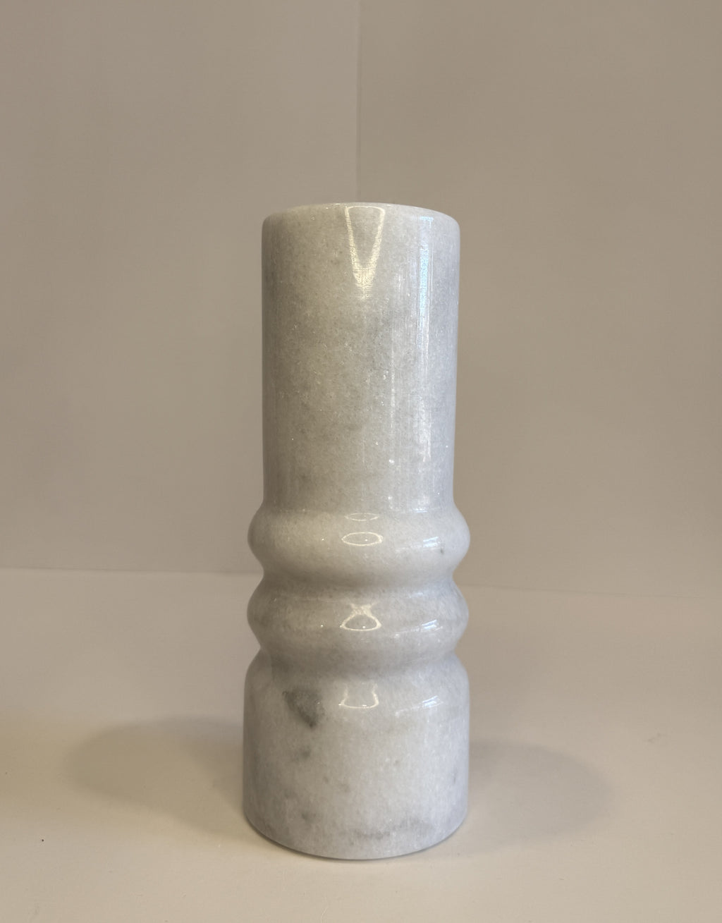 Handmade Marble Stem Vase — detail view 11
