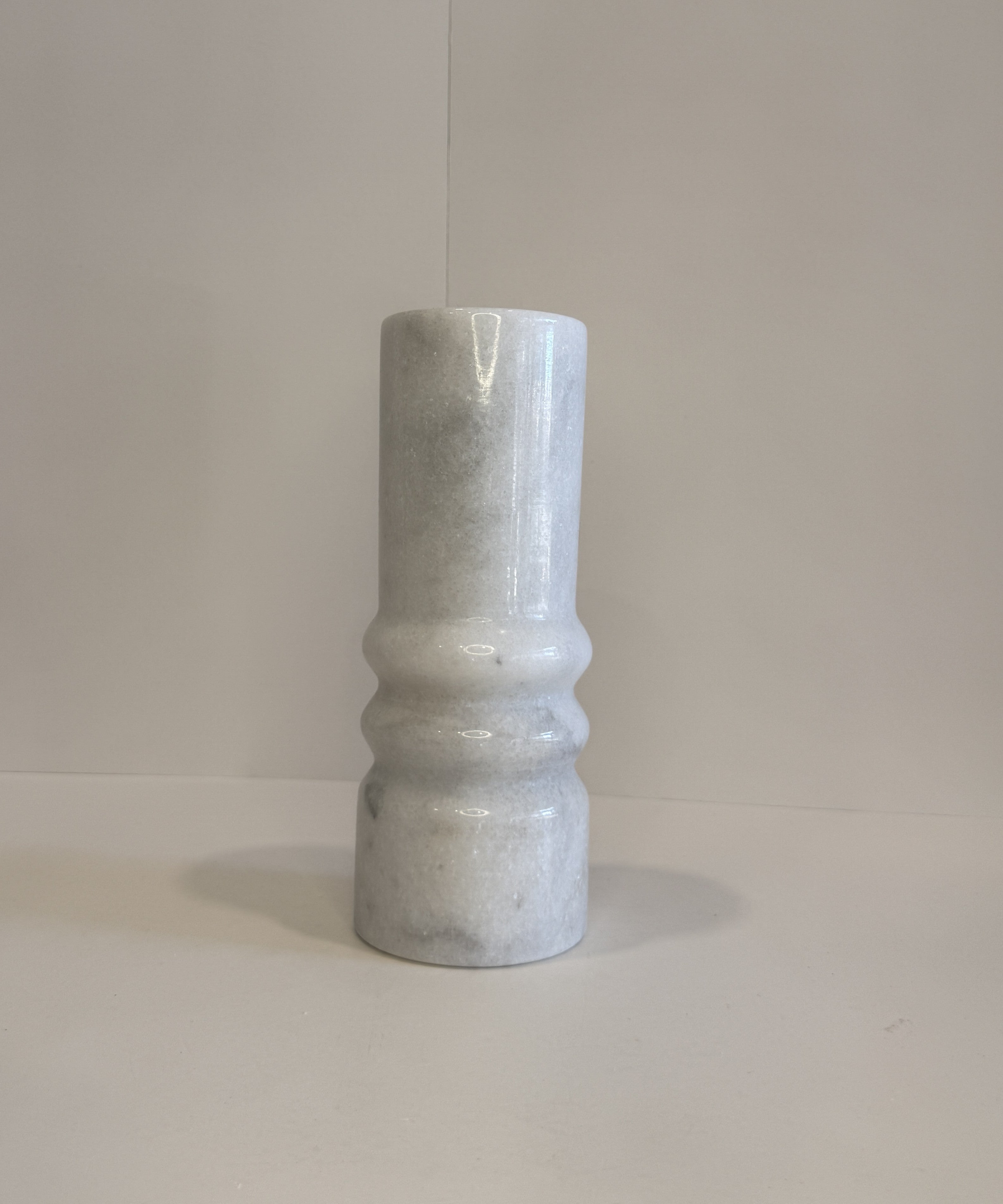 Handmade Marble Stem Vase — detail view 13