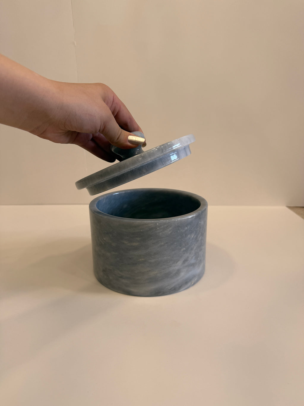 Handmade Marble Trinket Box — detail view 5