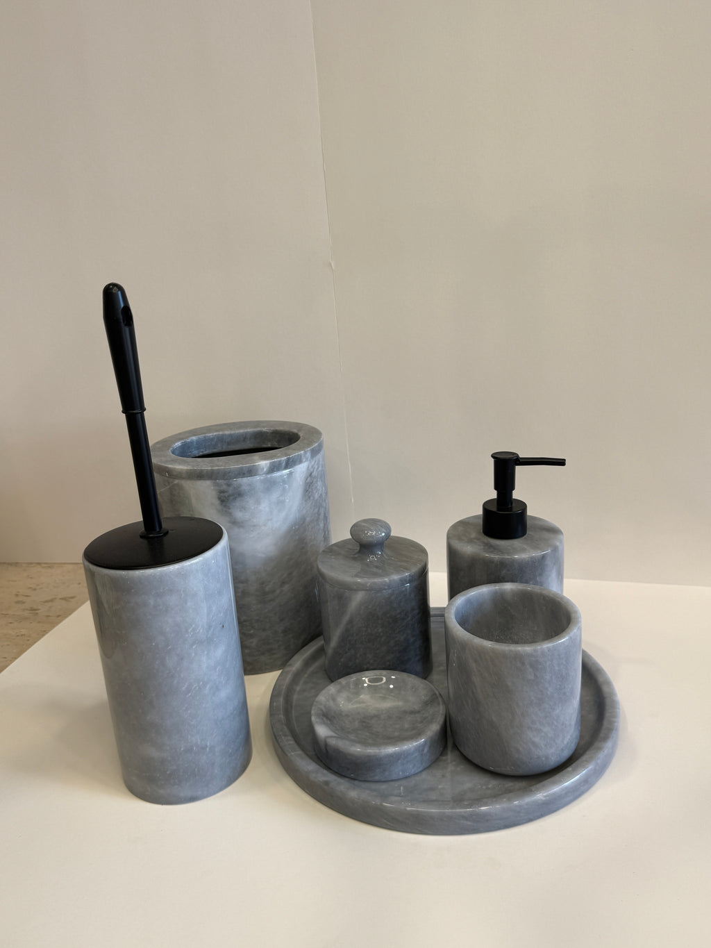 Grey Marble Complete Bathroom Set — detail view 1