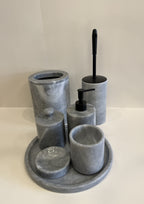 Grey Marble Complete Bathroom Set — detail view 2