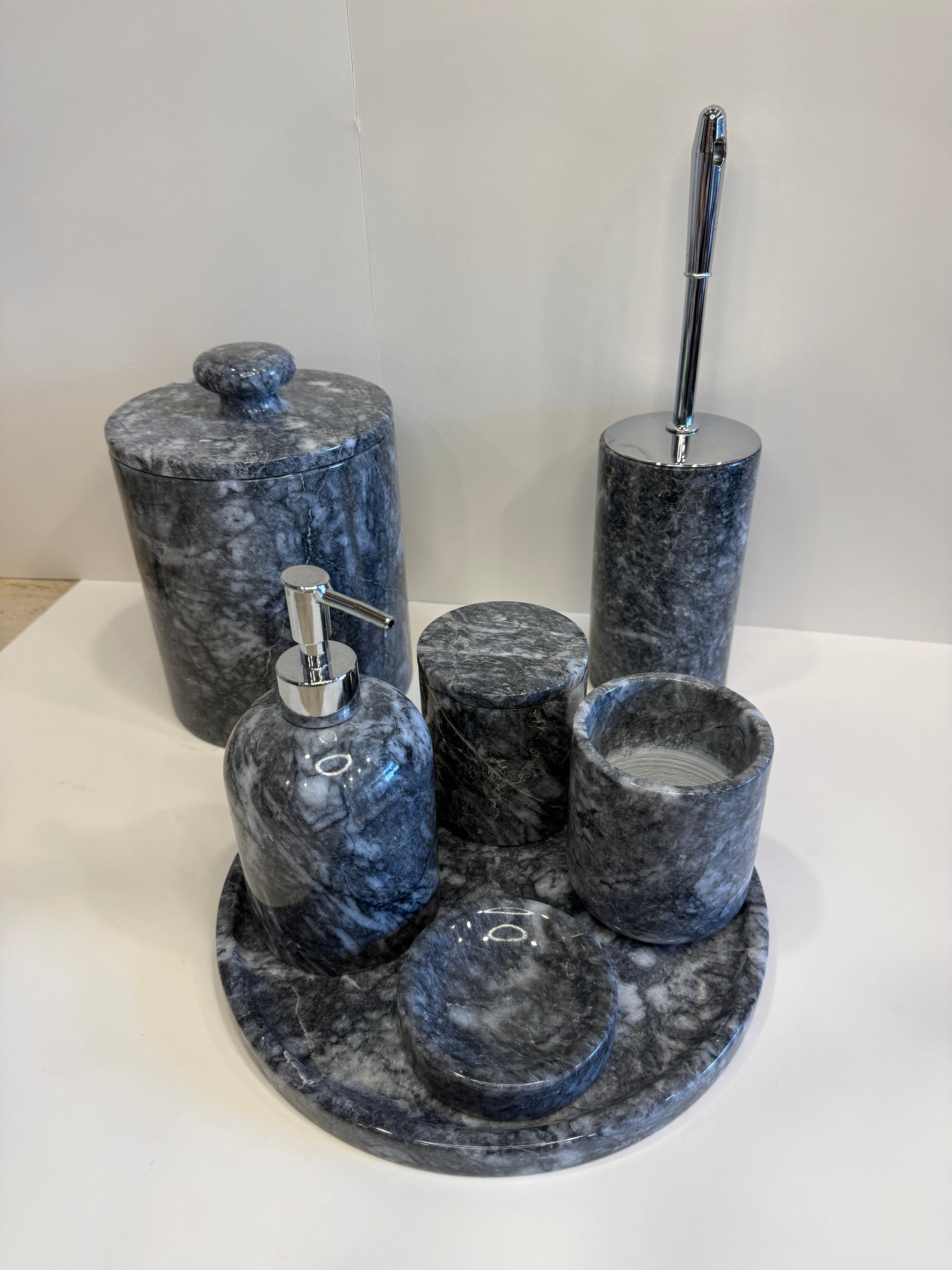 Grey Marble Vanity Bathroom Set — detail view 1