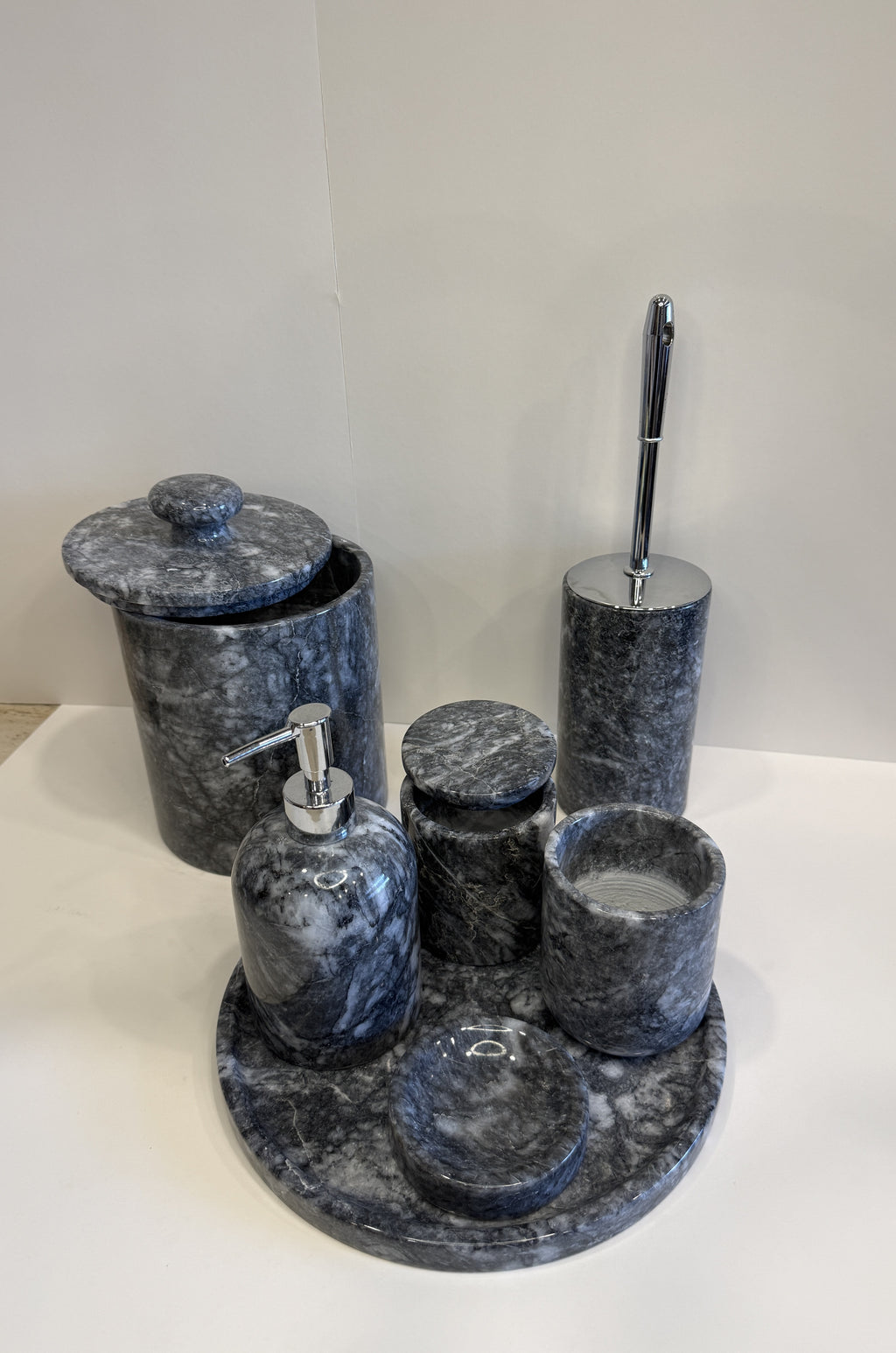 Grey Marble Vanity Bathroom Set — detail view 2