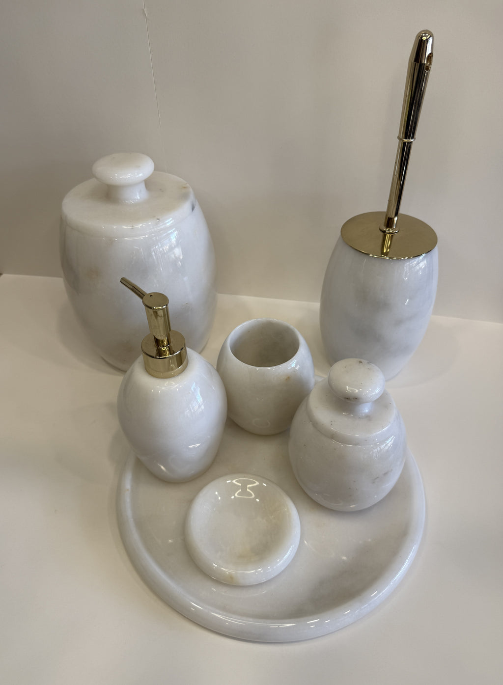White Marble Spa Bathroom Set — detail view 2
