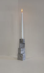 Handmade Marble Pillar Candle Holder — detail view 4