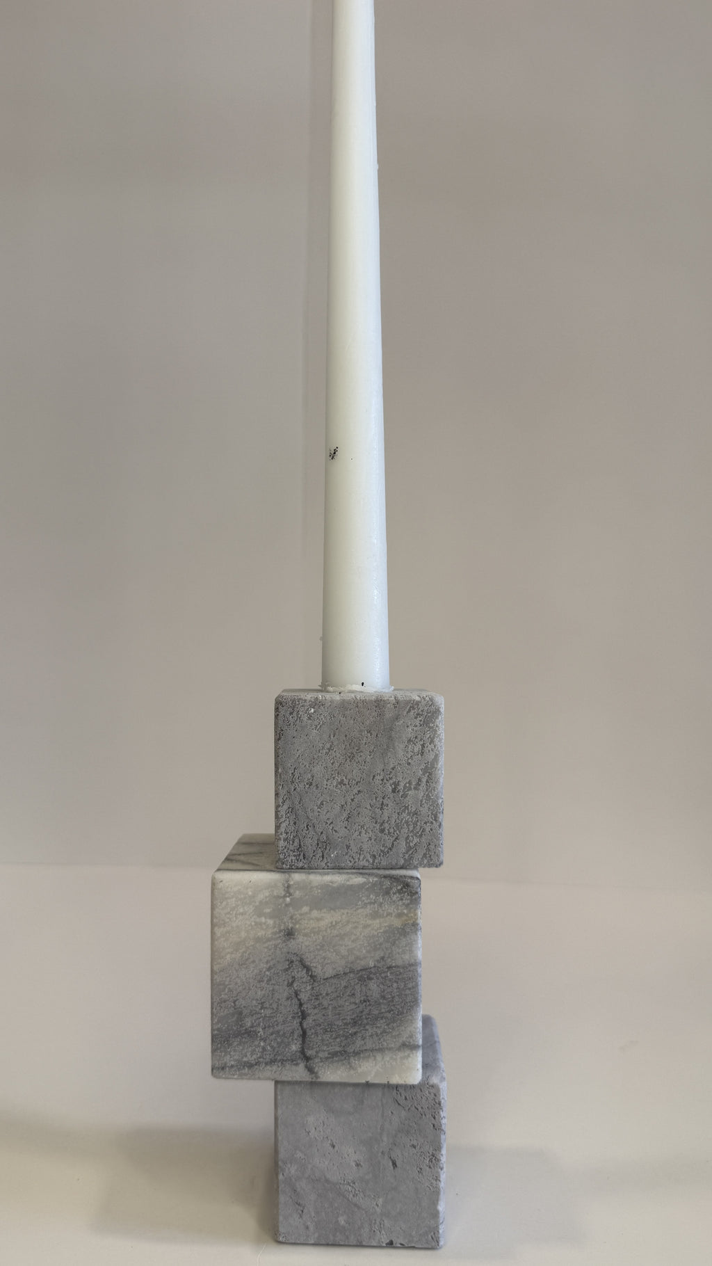 Handmade Marble Pillar Candle Holder — detail view 5