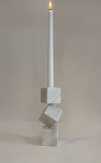 Handmade Marble Pillar Candle Holder — detail view 12