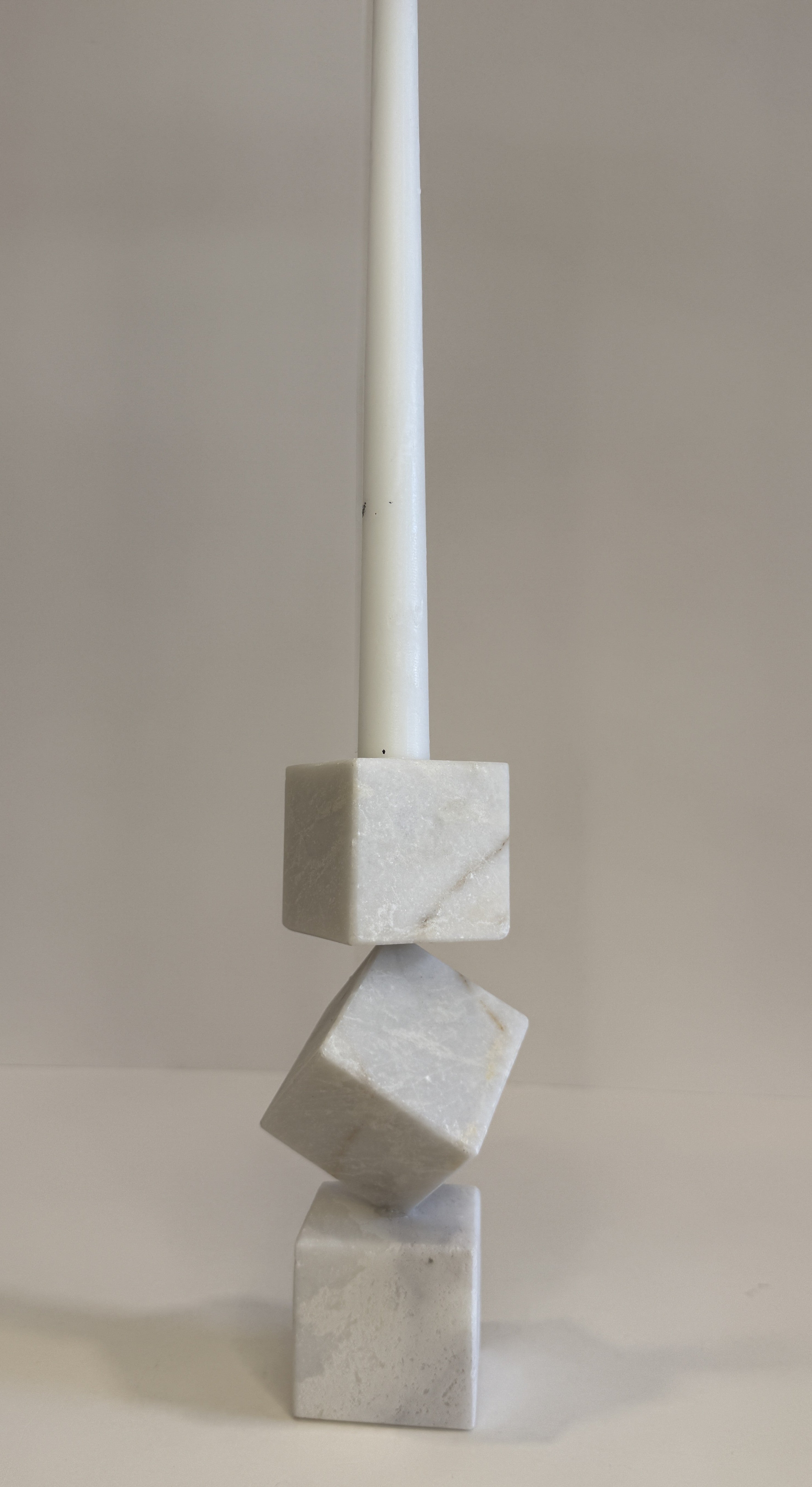 Handmade Marble Pillar Candle Holder — detail view 13