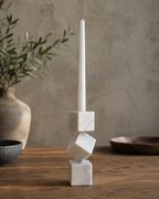 Handmade Marble Pillar Candle Holder — detail view 17