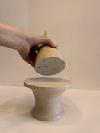 Travertine Cone Object — detail view 3