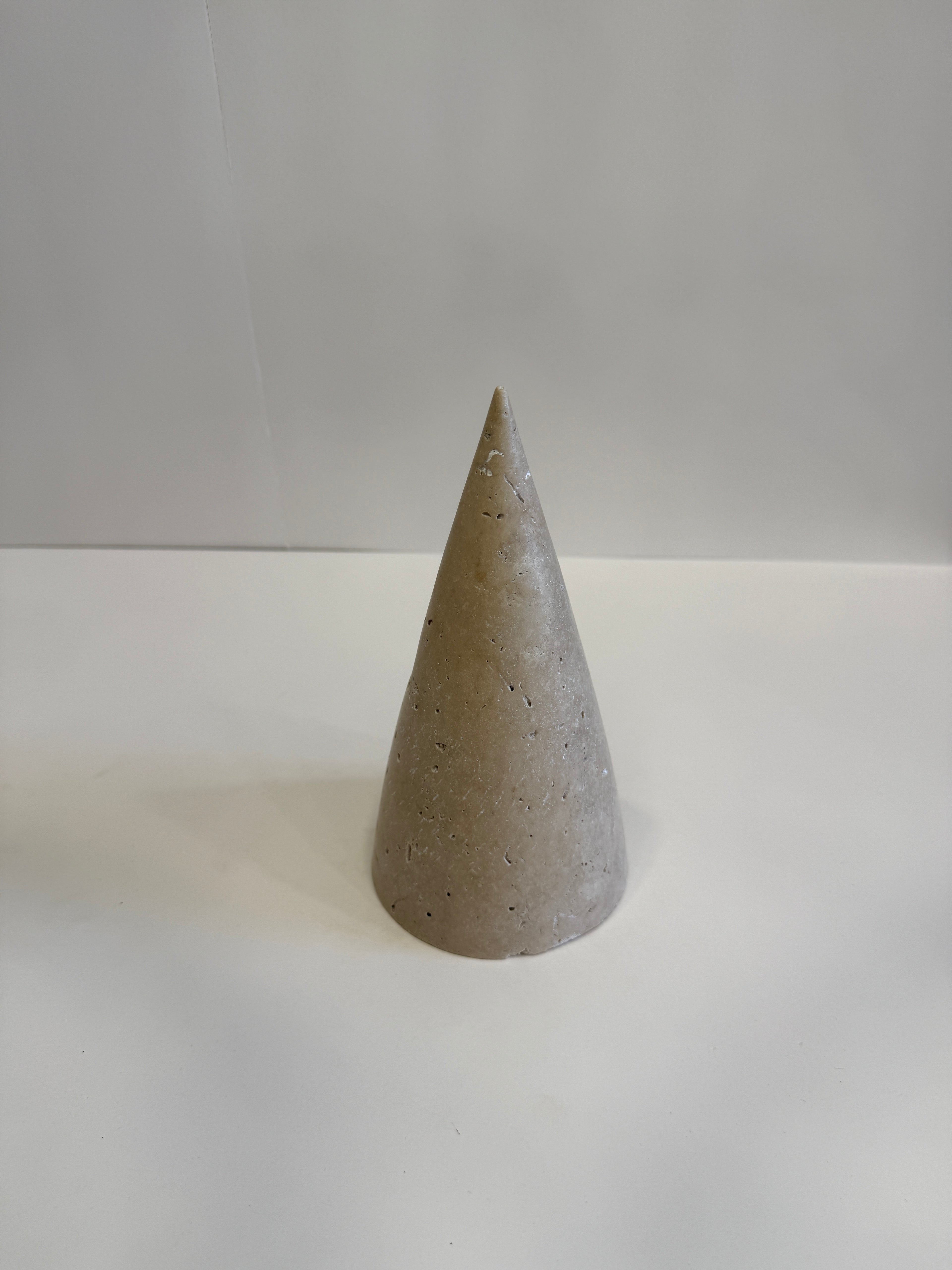 Travertine Cone Object — detail view 5