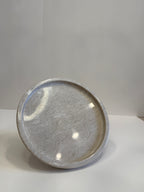 Beige Marble Compote Footed Bowl — detail view 5