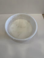White Marble Tapered Footed Bowl — detail view 6