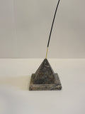 Grey Marble Stick Incense Holder — handmade natural marble & stone décor by Moonlit Marble