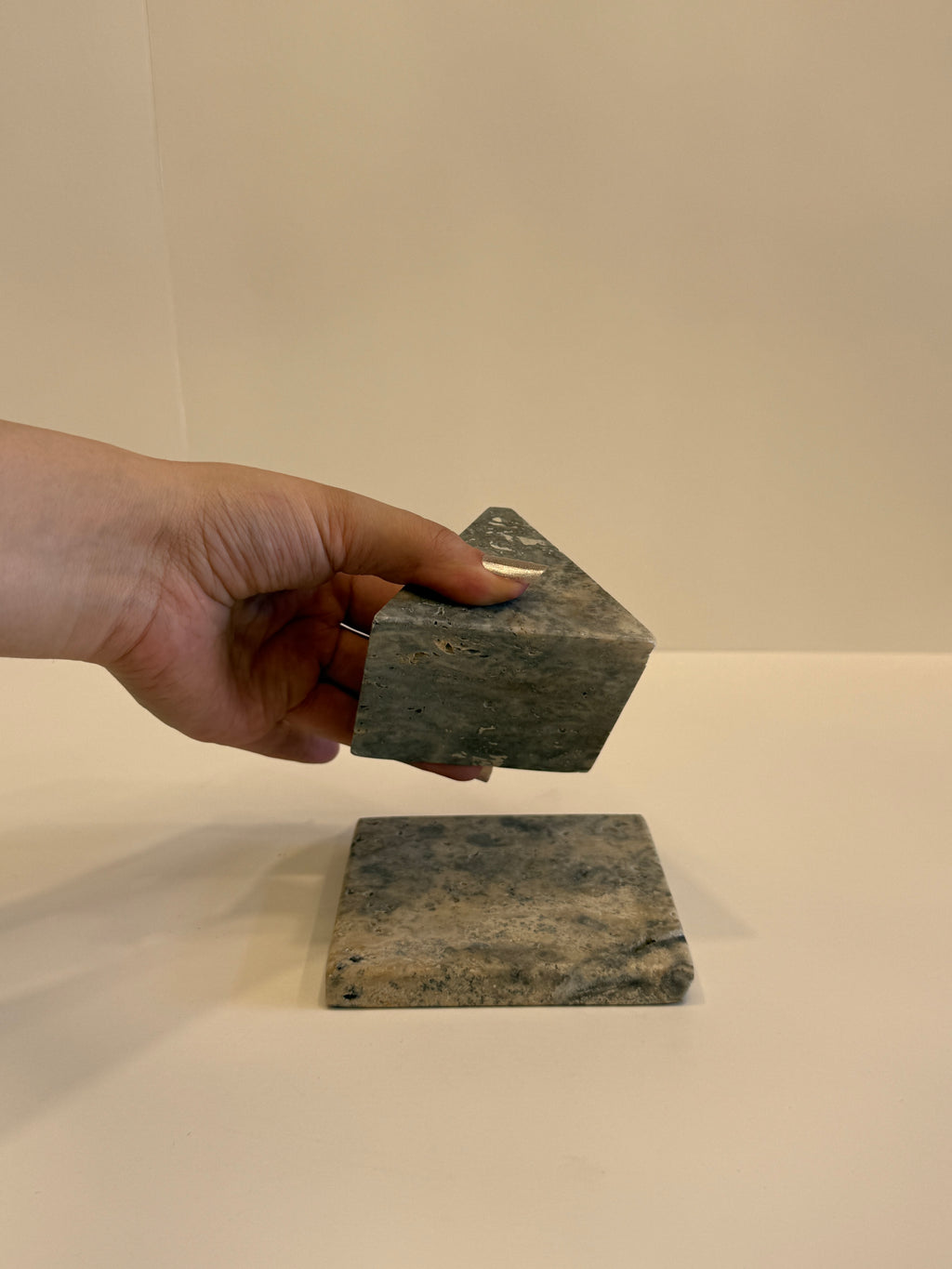 Grey Marble Stick Incense Holder — detail view 3
