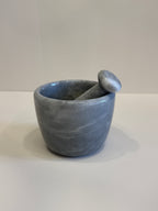 Handmade Marble Solid Mortar and Pestle — detail view 9