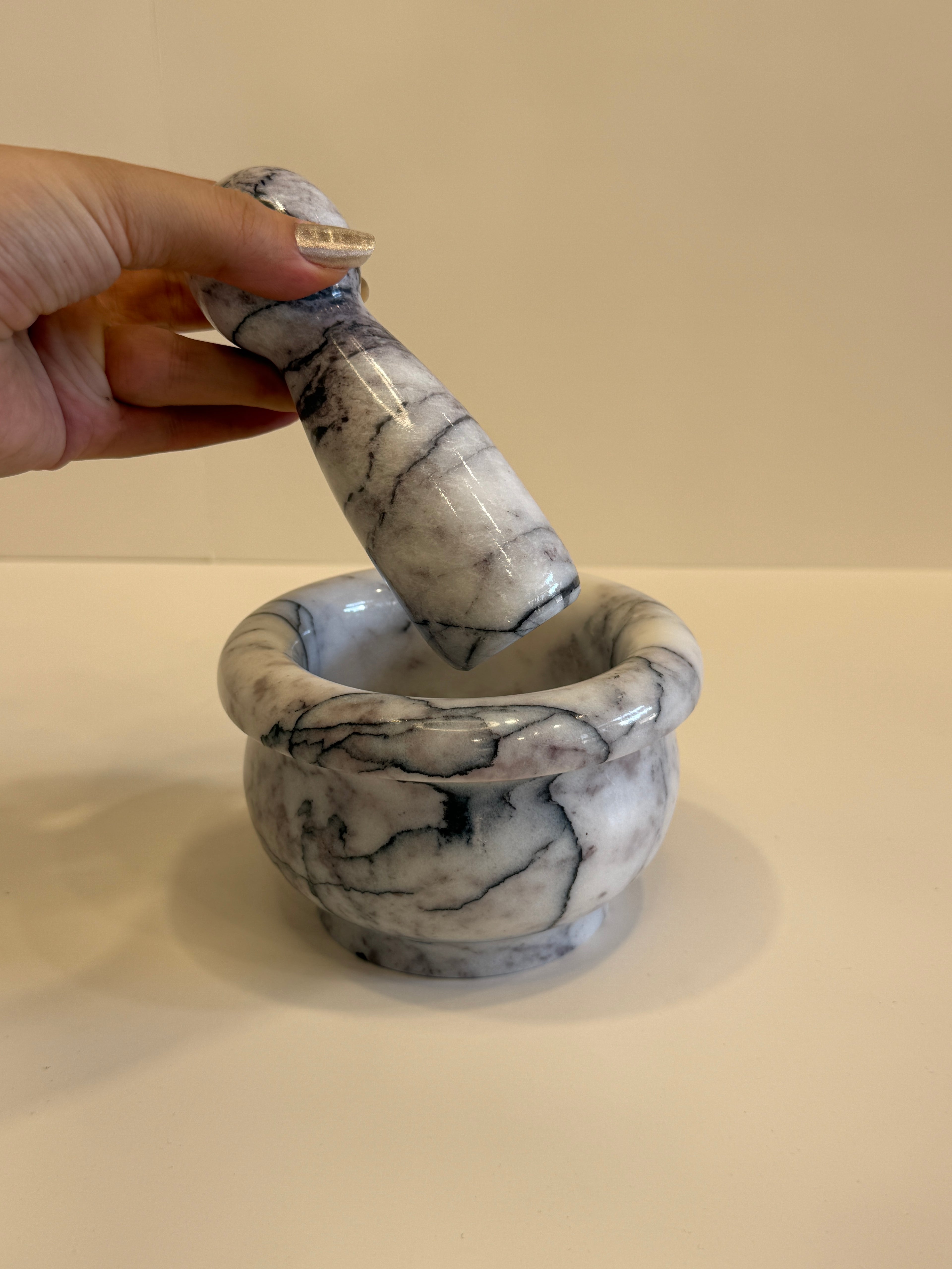 Viola Kitchen Mortar and Pestle — detail view 2