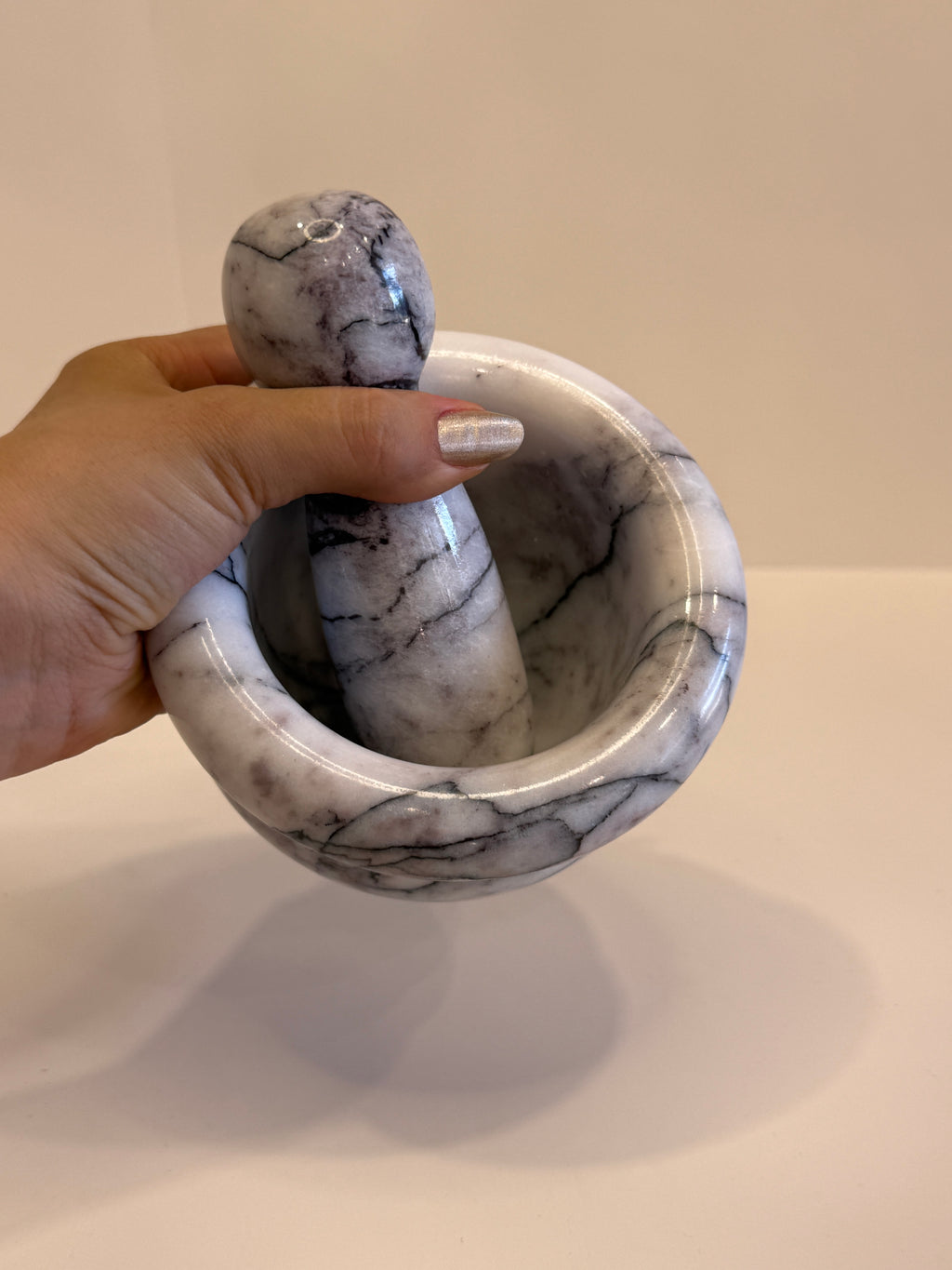Viola Kitchen Mortar and Pestle — detail view 3