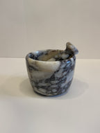 Handmade Marble Solid Mortar and Pestle — detail view 4