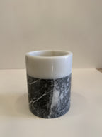 White & Grey Marble Modern Planter — detail view 5
