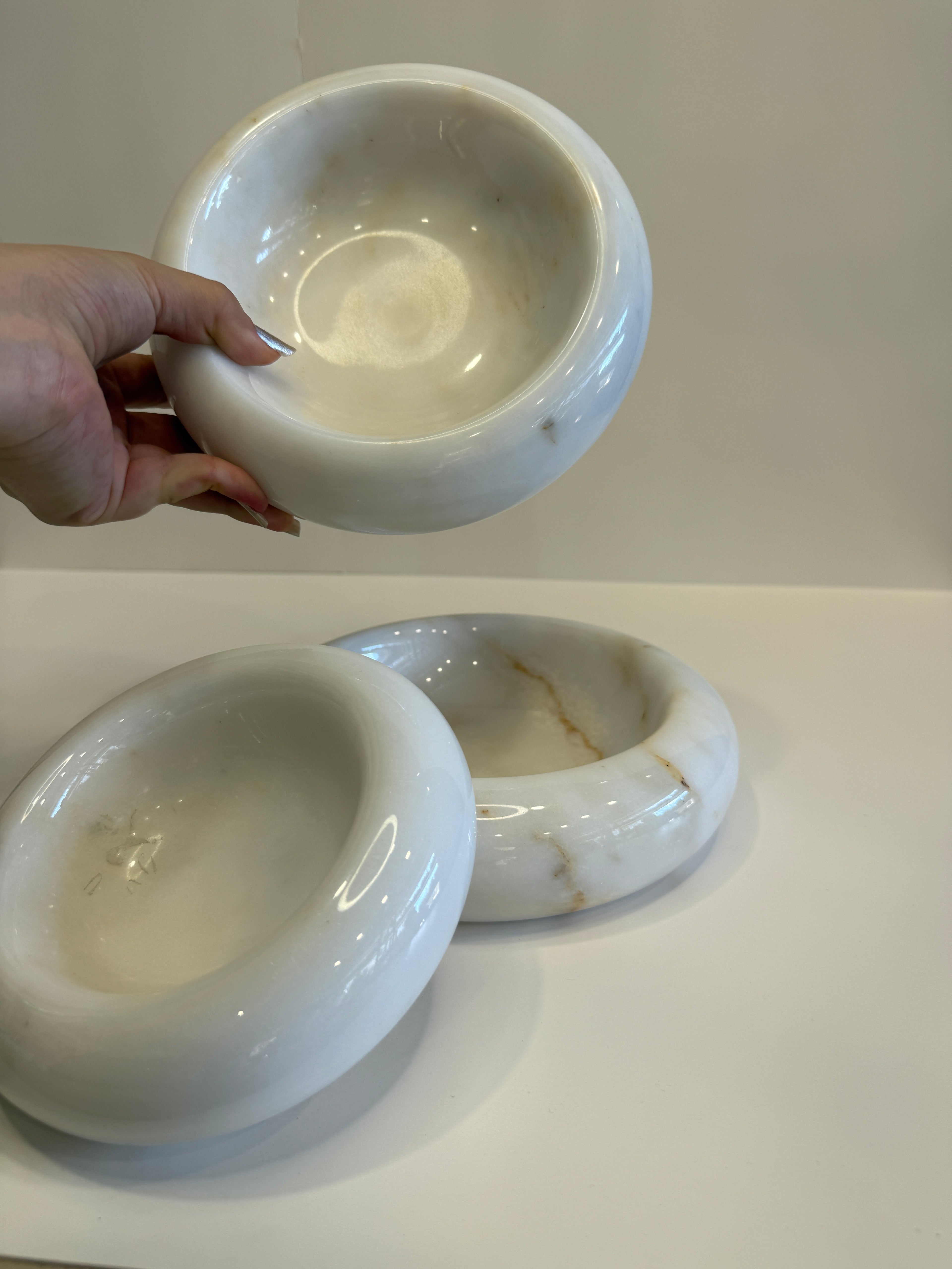 Handmade Marble Trinket Plate — detail view 9