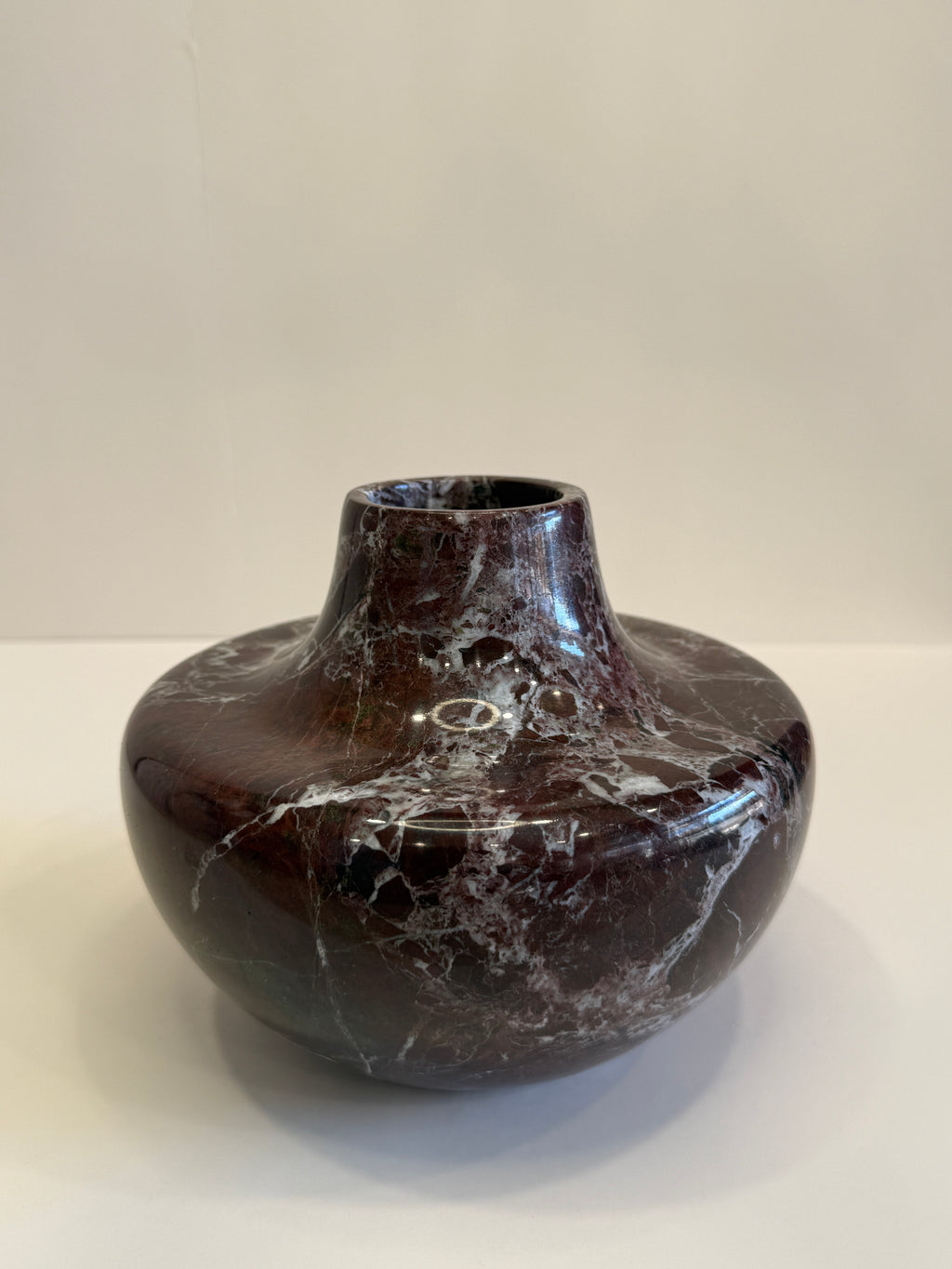 Purple Marble Bud Vase — handmade natural marble & stone décor by Moonlit Marble