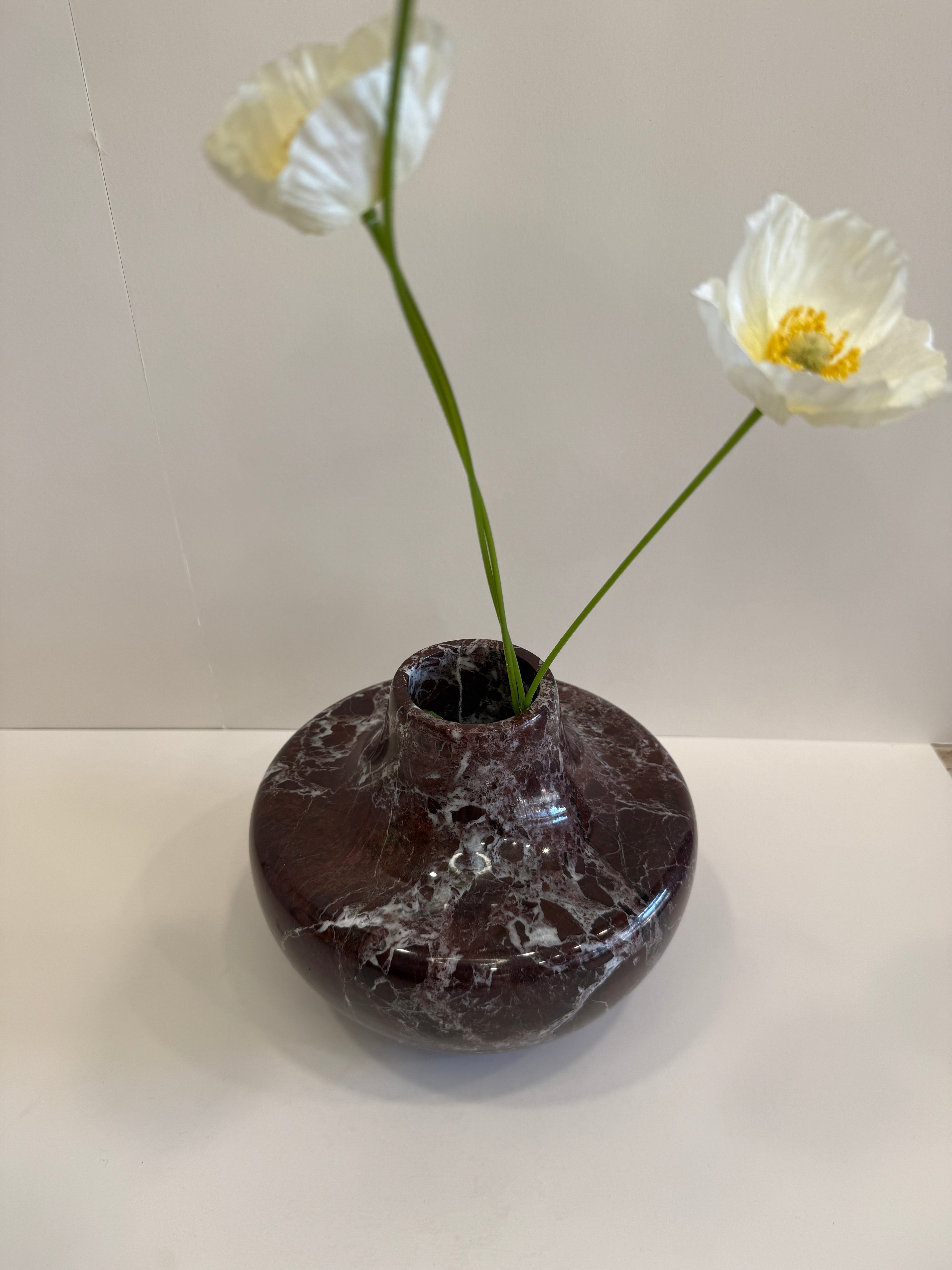 Purple Marble Bud Vase — detail view 6