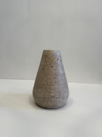 Travertine Sculptural Vase — detail view 2