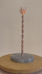 Grey Marble Countertop Paper Towel Holder