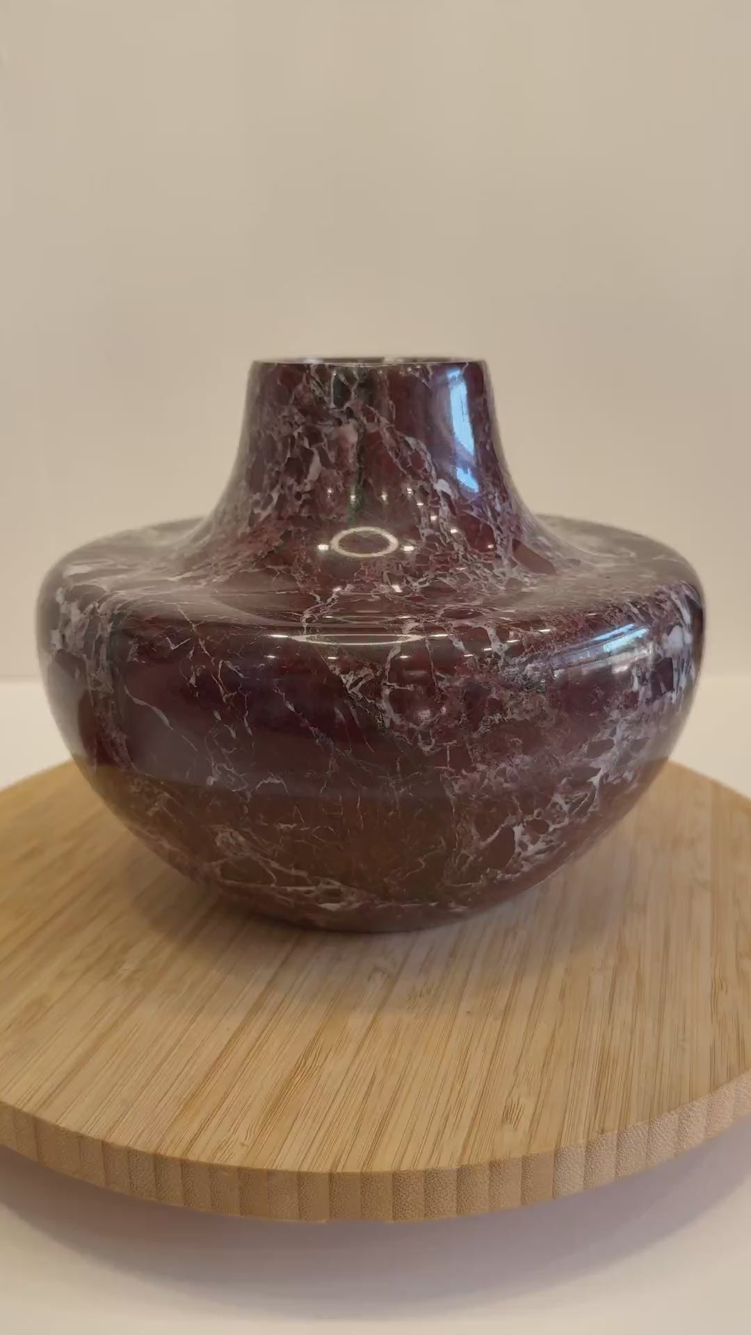 Purple Marble Bud Vase