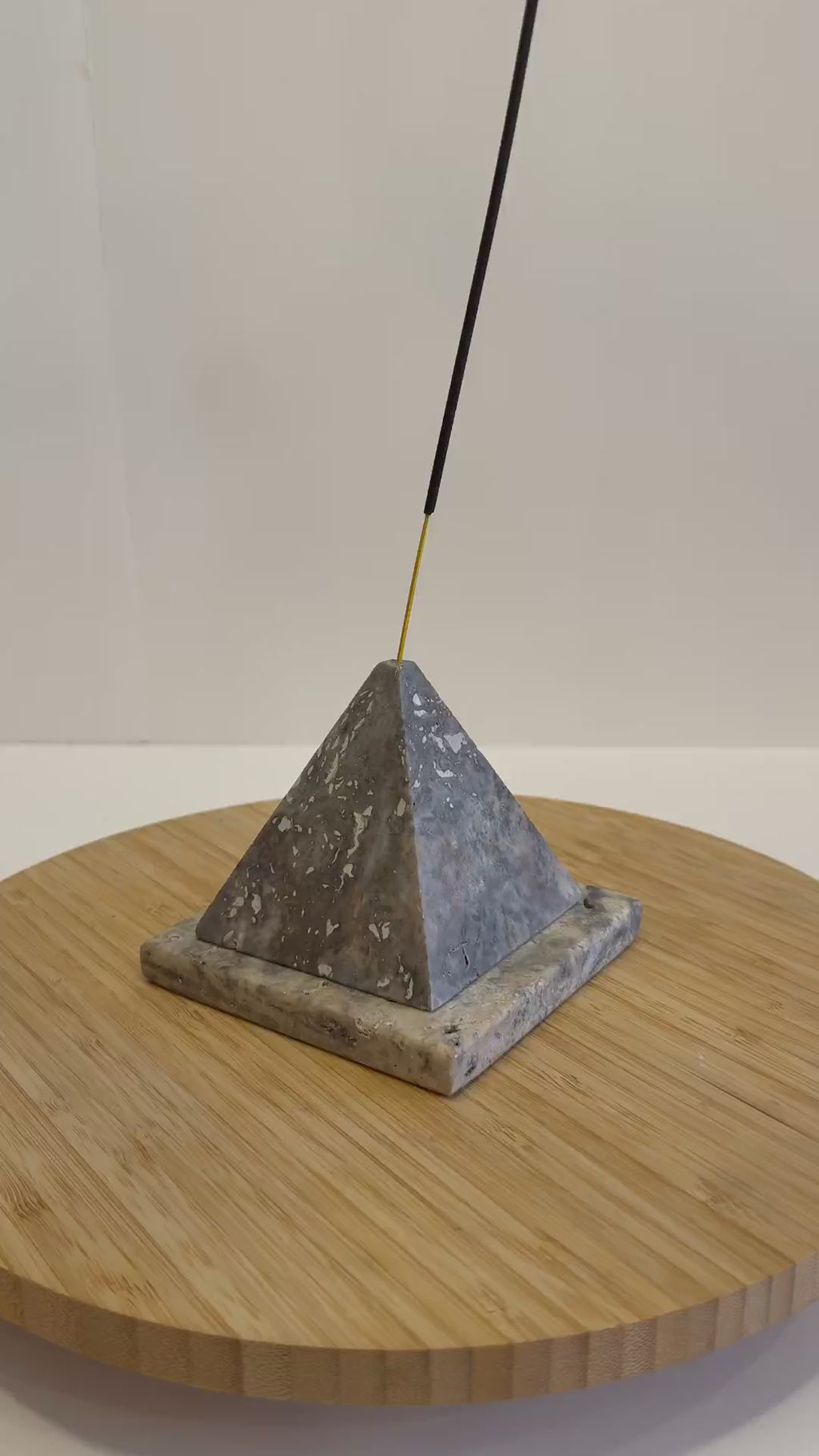 Grey Marble Stick Incense Holder