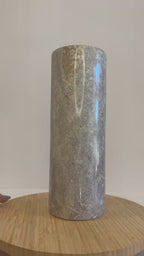 Grey Marble Pillar Vase