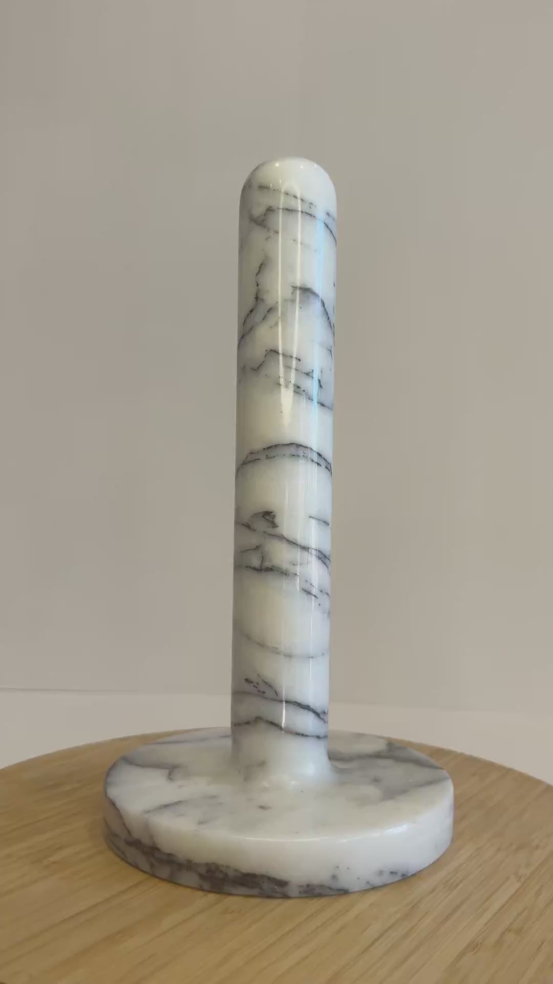 Handmade Marble Freestanding Paper Towel Holder