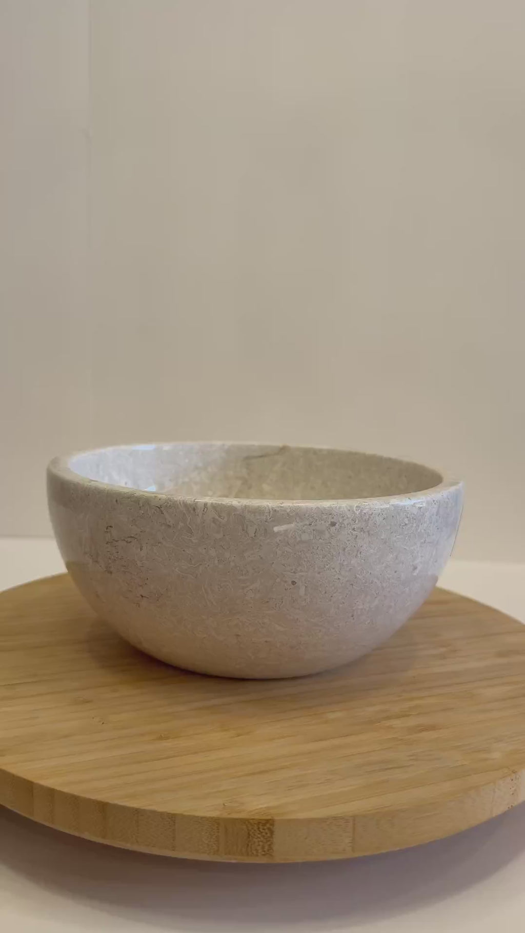 Grey Marble Decorative Bowl
