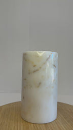 White Marble Flower Vase