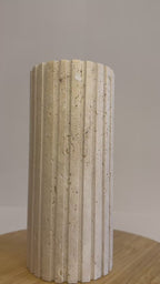 Travertine Stem Vase