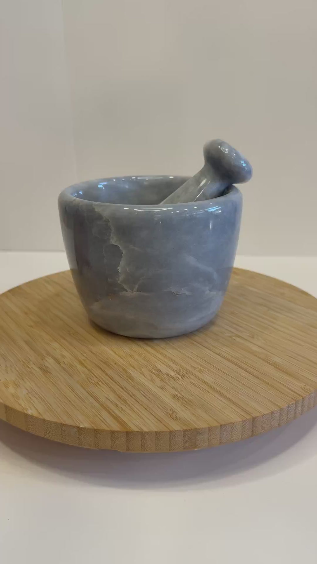 Handmade Marble Solid Mortar and Pestle